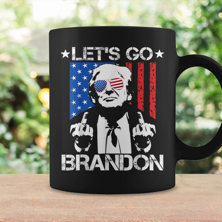 Let's Go Brandon Pro Trump 2024 Flag Anti Joe Biden Coffee Mug Gifts ideas