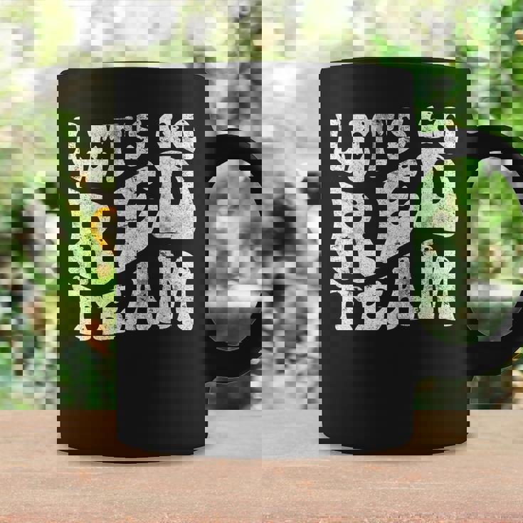Let's Go Red Team Sports Spirit Game Football Lovers Coffee Mug Gifts ideas