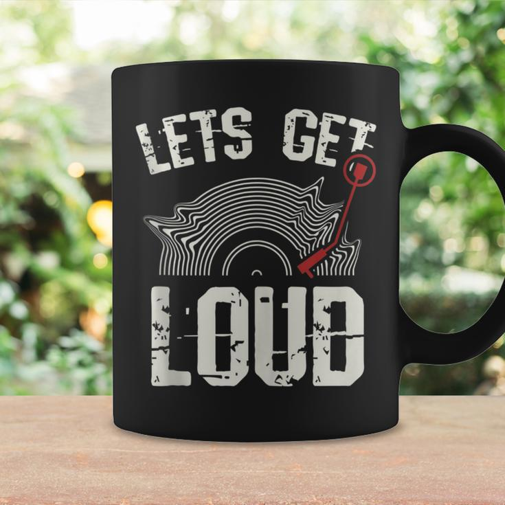Let's Get Loud Musician Turntable Music Vinyl Record Coffee Mug Gifts ideas