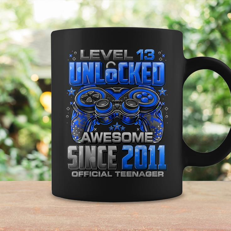 Level 13 Unlocked Awesome Since 2011 13Th Birthday Gaming Coffee Mug Gifts ideas