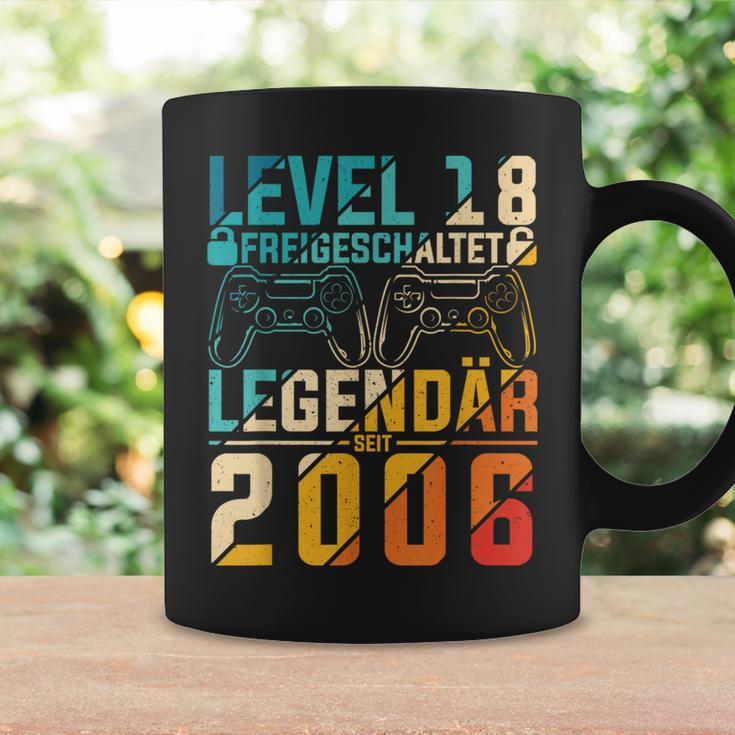 Level 18 Freigeschaltet Legedär Seit 2006 Gaming Motif Tassen Geschenkideen