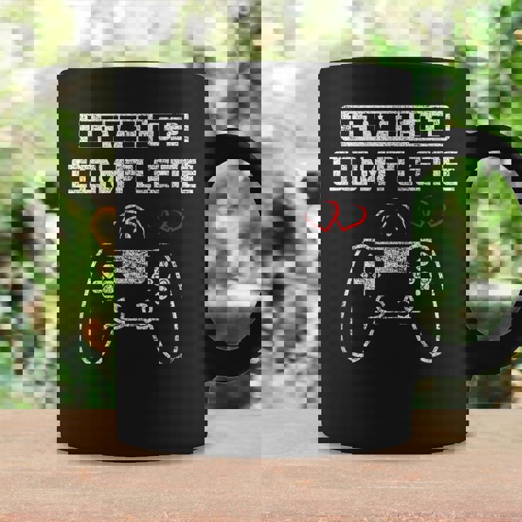 Level 2 Complete Segundo Aniversario Boda Parejas Dos Años Taza de café Ideas de regalos