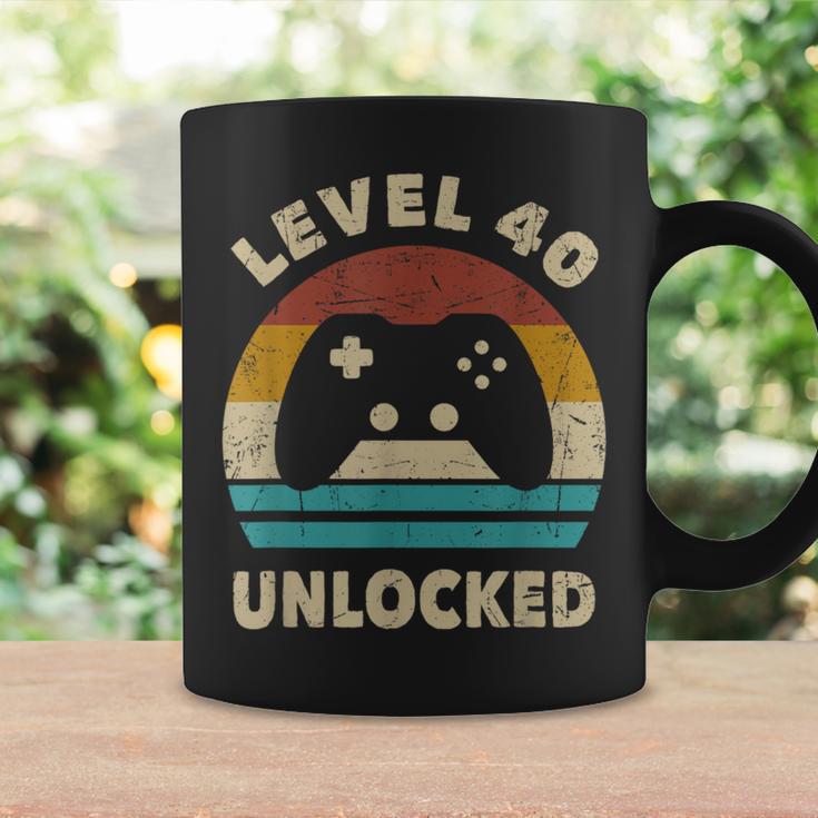 Level 40 Unlocked Video Gamer 40 S Birthday Decoration Coffee Mug Gifts ideas