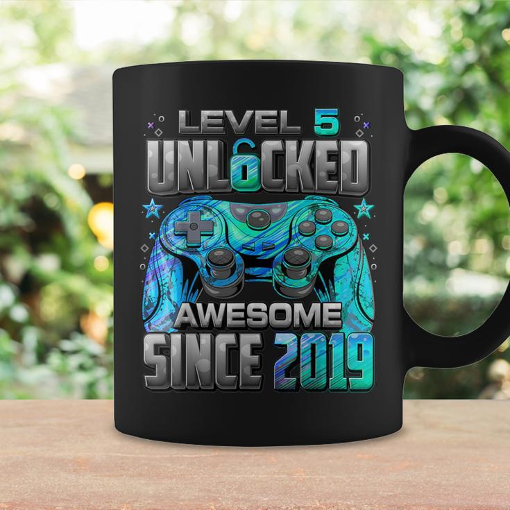 Level 5 Unlocked Awesome Since 2019 5Th Birthday Gaming Coffee Mug Gifts ideas