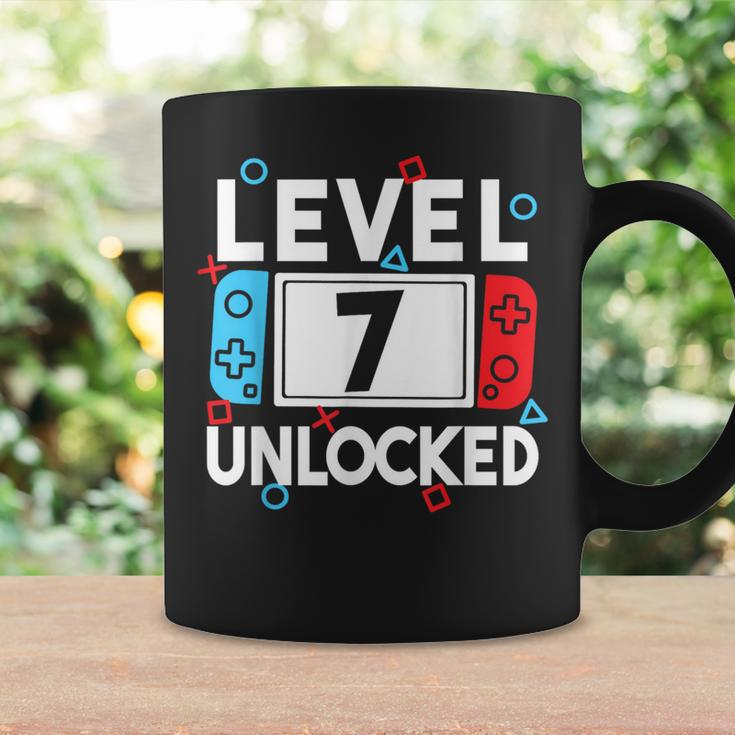 Level 7 Unlocked Gamer 7Th Birthday Video Game Boys Coffee Mug Gifts ideas