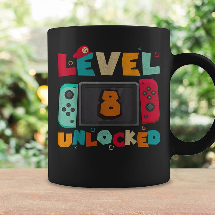 Level 8 Unlocked Gaming Birthday Boys Kid 8Th Birthday Gamer Coffee Mug Gifts ideas