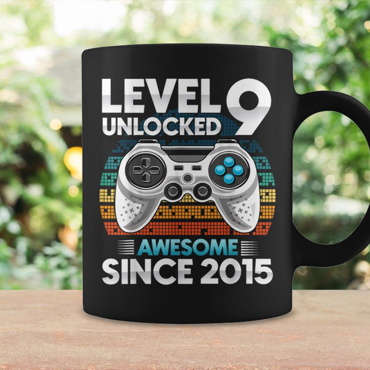 Level 9 Unlocked Awesome Since 2015 9Th Birthday Boys Coffee Mug Gifts ideas