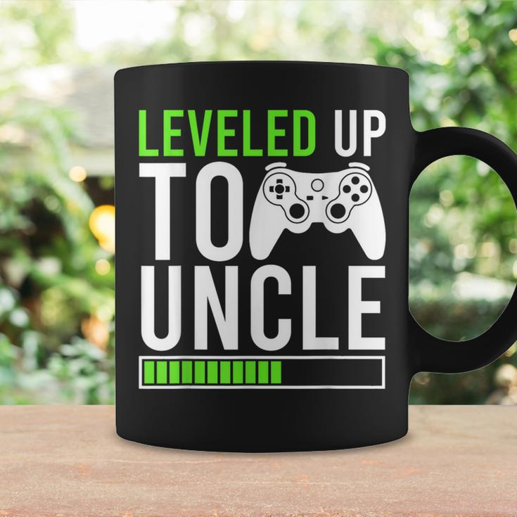 Leveled Up Promoted To Uncle 2024 New Uncle Video Game Coffee Mug Gifts ideas