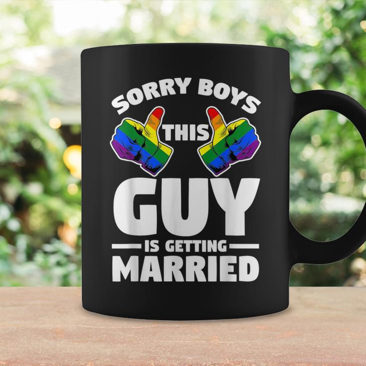 Lgbt Bachelor Party Sorry Boys This Guy Is Getting Married Coffee Mug Gifts ideas