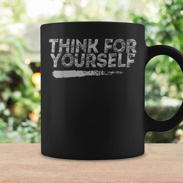 Libertarian Think For Yourself Free Speech Liberty Coffee Mug Gifts ideas