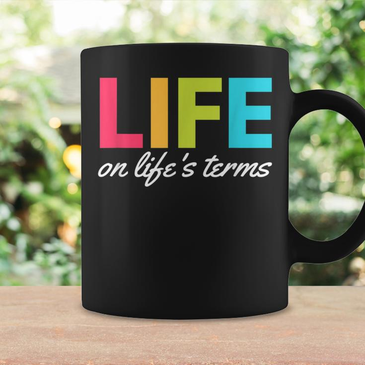Life On Life's Terms Alcoholic Clean And Sober Coffee Mug Gifts ideas