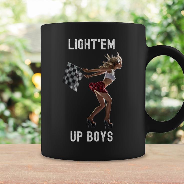 Light'em Up Boys Drag Racing Hot Girl Car Graphic Coffee Mug Gifts ideas