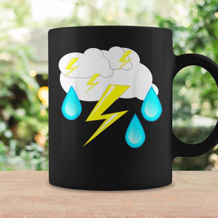 Lightning Bolts Rain Drops Thunder Storm Cloud Costume Coffee Mug Gifts ideas