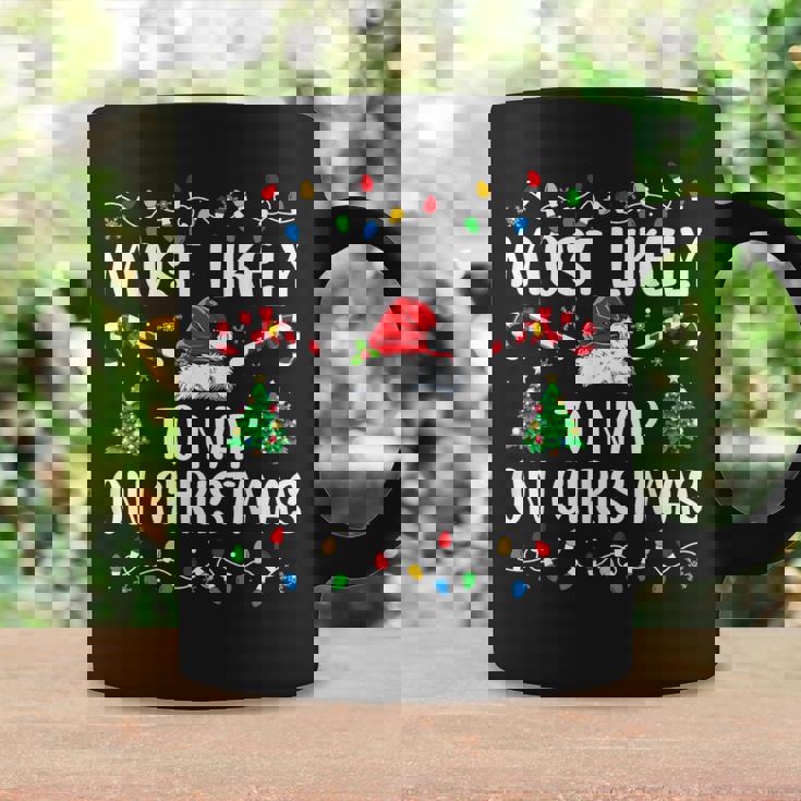 Most Likely To Nap On Christmas Family Christmas Pajamas Coffee Mug Gifts ideas