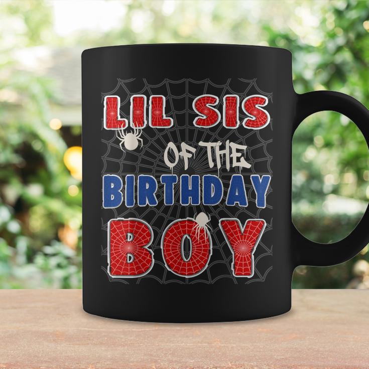 Lil Sis Of The Birthday Boy Costume Spider Web Birthday Coffee Mug Gifts ideas