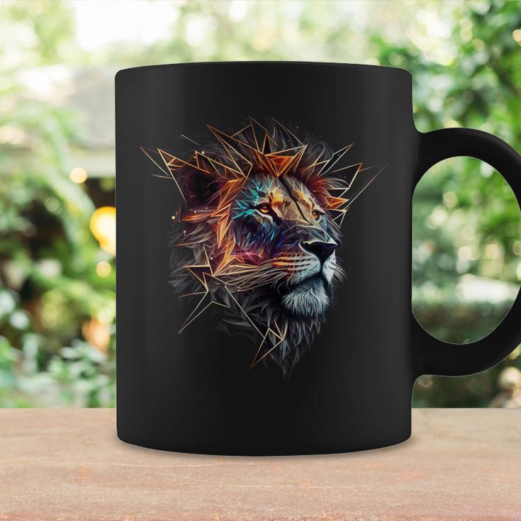 Lion Animal Lover Motif Animal Zoo Print Lion Coffee Mug Gifts ideas