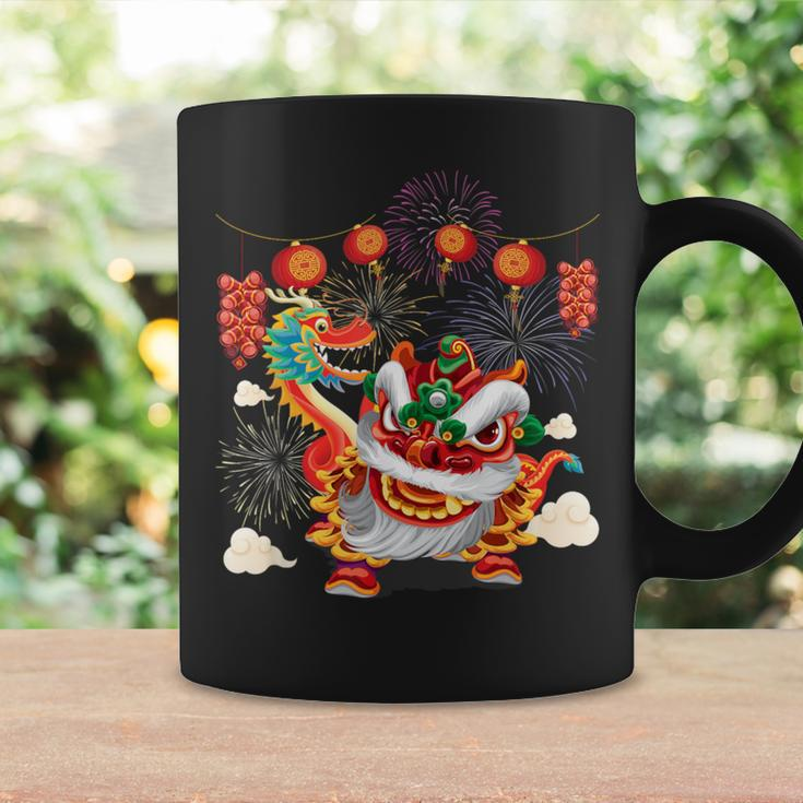 Lion Dancing Dance Tet Vietnamese Lunar New Year 2024 Coffee Mug Gifts ideas