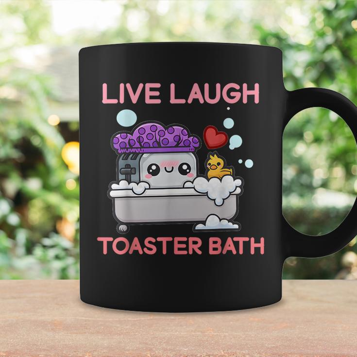 Live Laugh Toaster Bath Saying Apparel Coffee Mug Gifts ideas