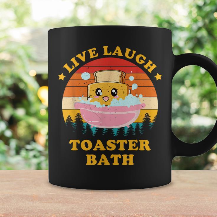 Live Laugh Toaster Bath Saying Vintage Coffee Mug Gifts ideas