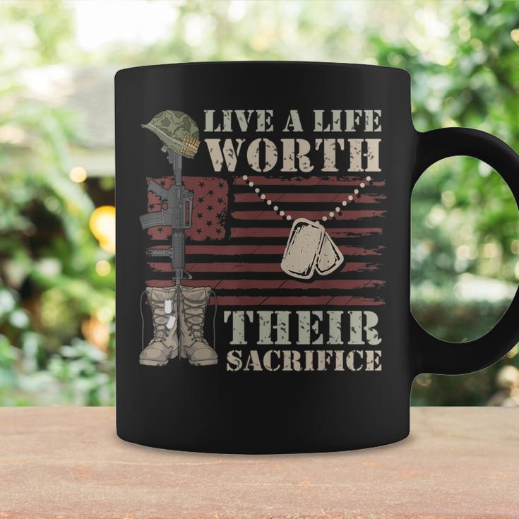 Live A Life Worth Their Sacrifice Coffee Mug Gifts ideas