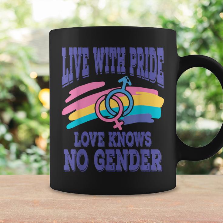 Live With Pride Love Knows No Gender Lgbt Apparel Coffee Mug Gifts ideas