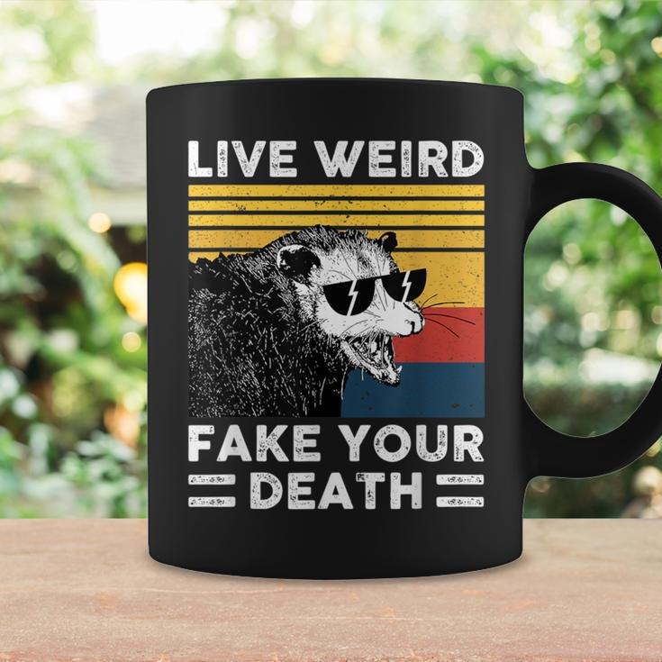 Live Weird Fake Your Death Opossum Coffee Mug Gifts ideas