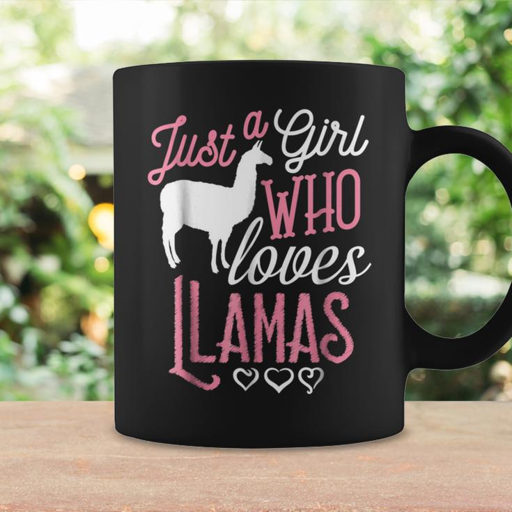 Llama Just A Girl Loves Llamas Coffee Mug Gifts ideas