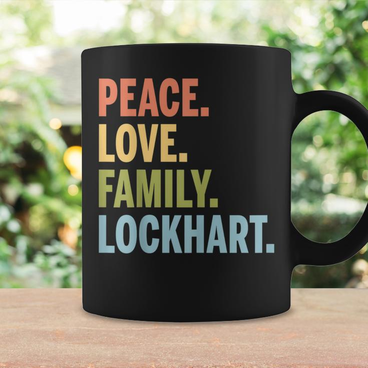 Lockhart Last Name Peace Love Family Matching Coffee Mug Gifts ideas