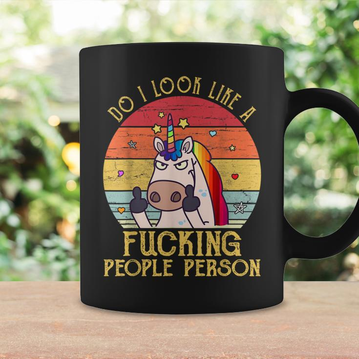 Do I Look Like A Fucking People Person Unicorn Vintage Coffee Mug Gifts ideas