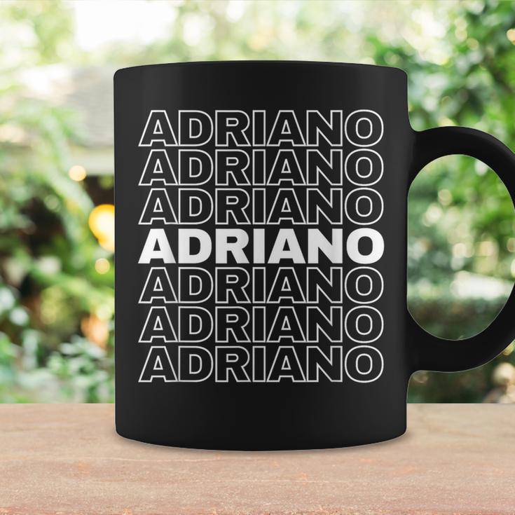 I Love Adriano Retro Pattern Personalised Tassen Geschenkideen