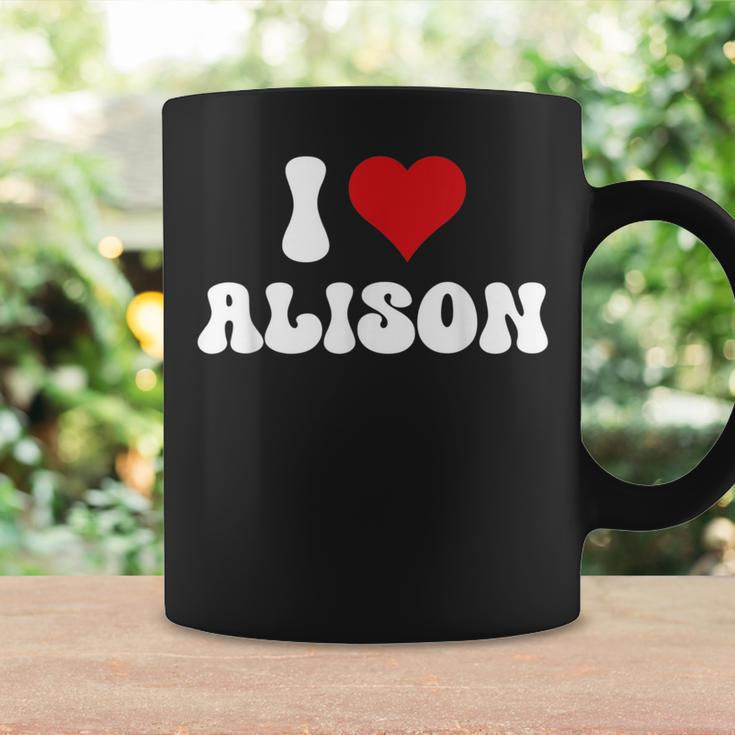 I Love Alison I Heart Alison Valentine's Day Coffee Mug Gifts ideas