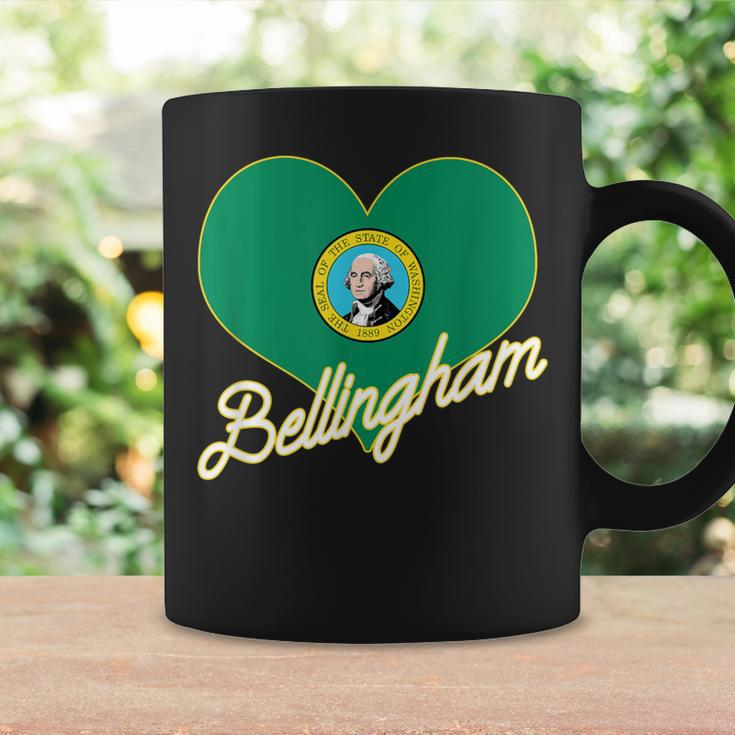 I Love Bellingham Washington Heart State Flag Hometown Pride Coffee Mug Gifts ideas