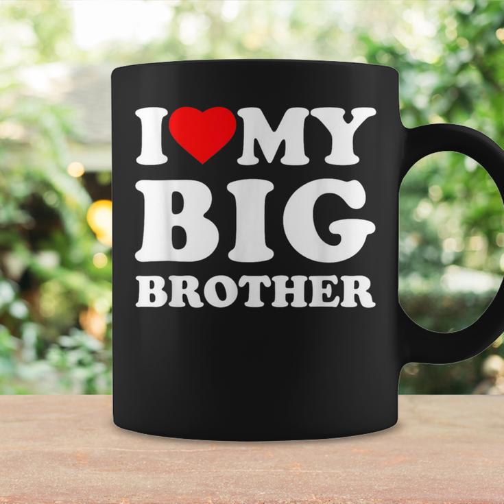 I Love My Big Brother Heart Coffee Mug Gifts ideas