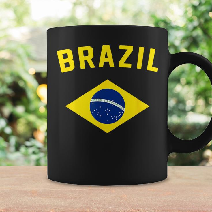 I Love Brazil Minimalist Brazilian Flag Coffee Mug Gifts ideas