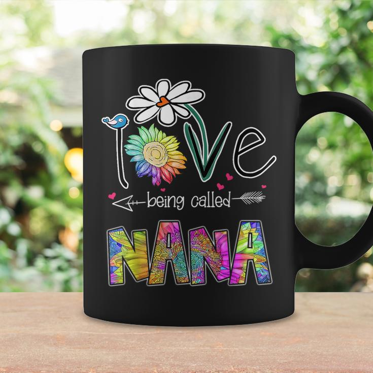 I Love Being Called Nana Sunflower Mother's Day Coffee Mug Gifts ideas