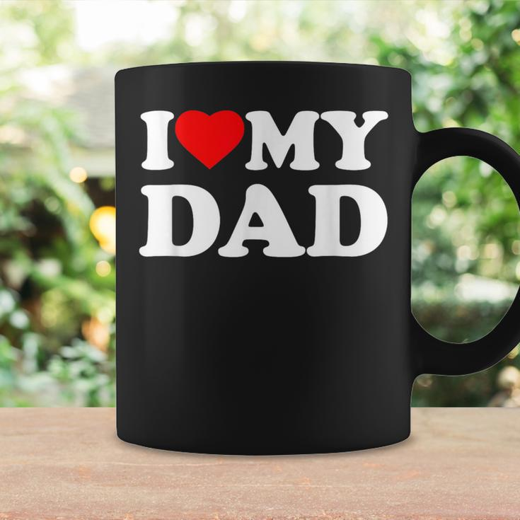 I Love My Dad Heart Coffee Mug Gifts ideas