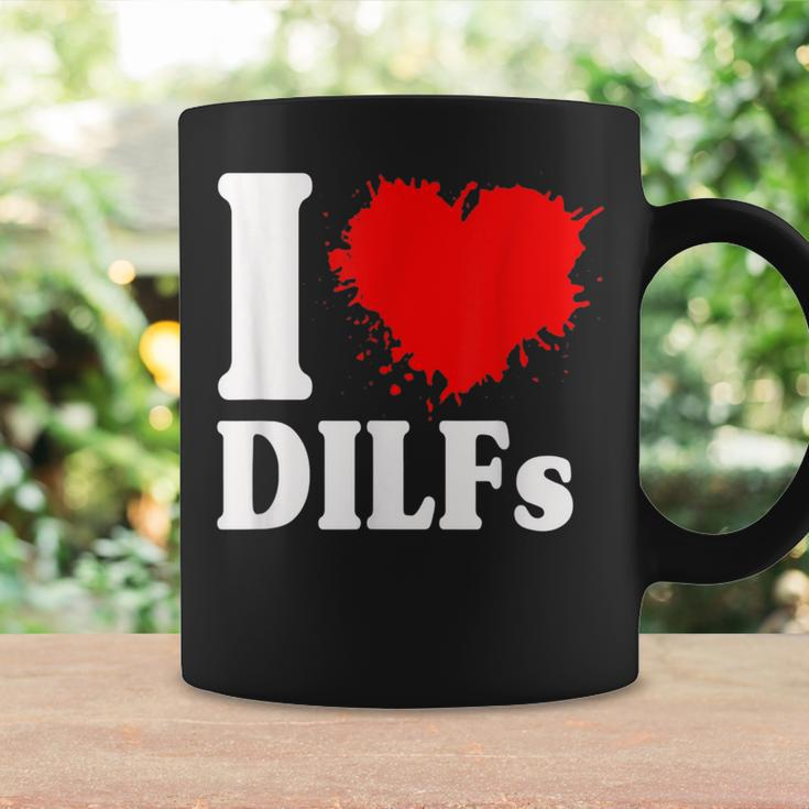 I Love Dilfs I Heart Dilfs Brush Father’S Day Dad Coffee Mug Gifts ideas