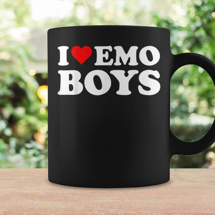 I Love Emo Boys I Heart Emo Boys Coffee Mug Gifts ideas