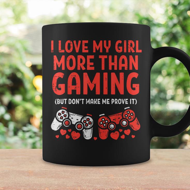 Love My Girl Gaming Valentines Day Gamer Boyfriend Him Coffee Mug Gifts ideas