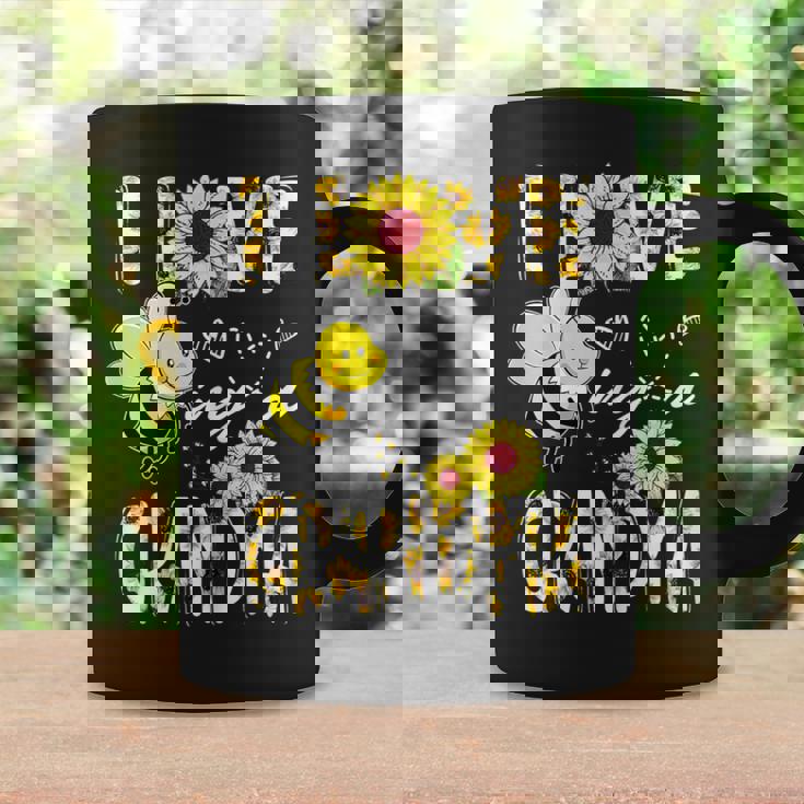 I Love Being A Grandma Sunflower Bee Lover Mother's Day Cute Coffee Mug Gifts ideas