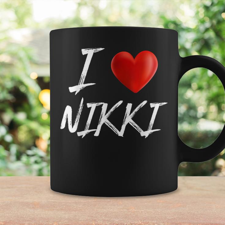 I Love Heart Nikki Family NameCoffee Mug Gifts ideas