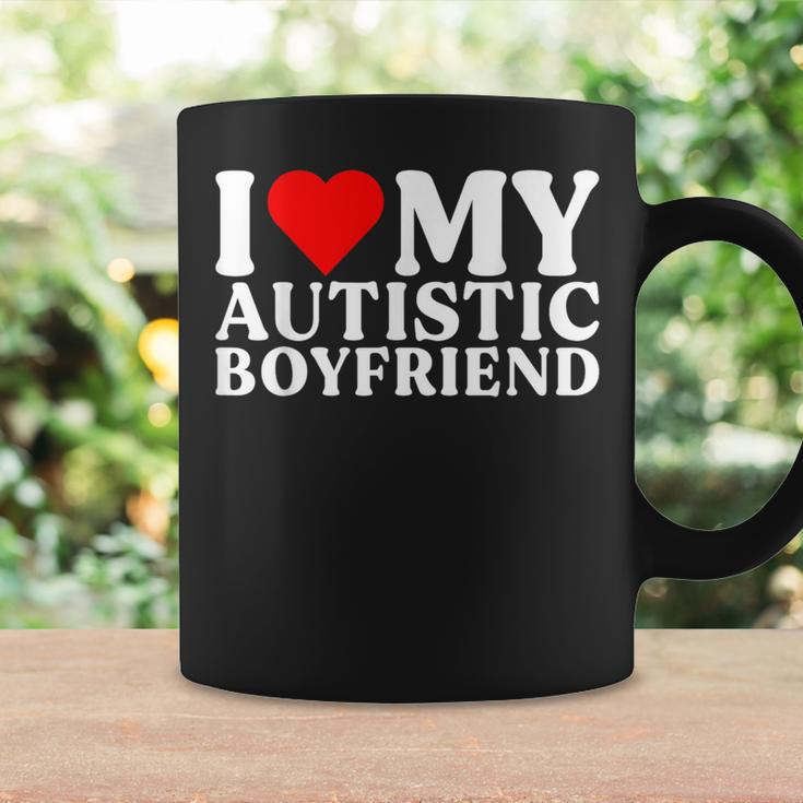 I Love My Hot Autistic Boyfriend I Heart My Autistic Bf Coffee Mug Gifts ideas