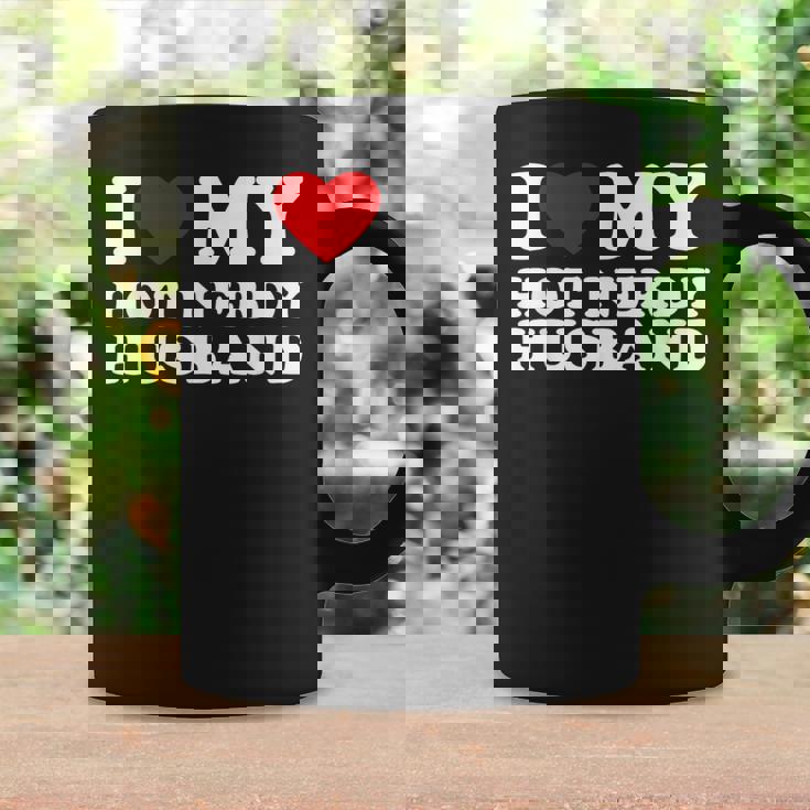 I Love My Hot Nerd Husband I Heart My Hot Nerd Husband Taza de café Ideas de regalos