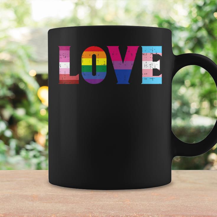 Love Lgbt Pride Ally Lesbian Gay Bisexual Transgender Ally Coffee Mug Gifts ideas