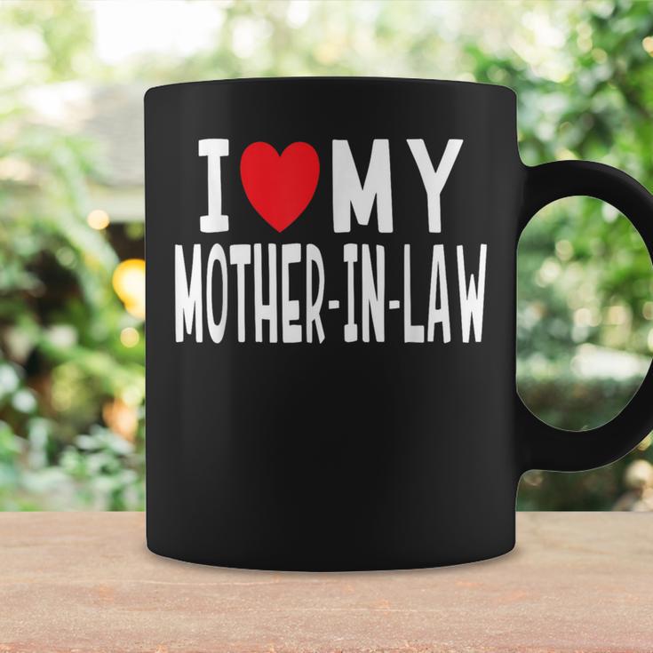 I Love My Mother-In-Law Family Celebration Heart Coffee Mug Gifts ideas