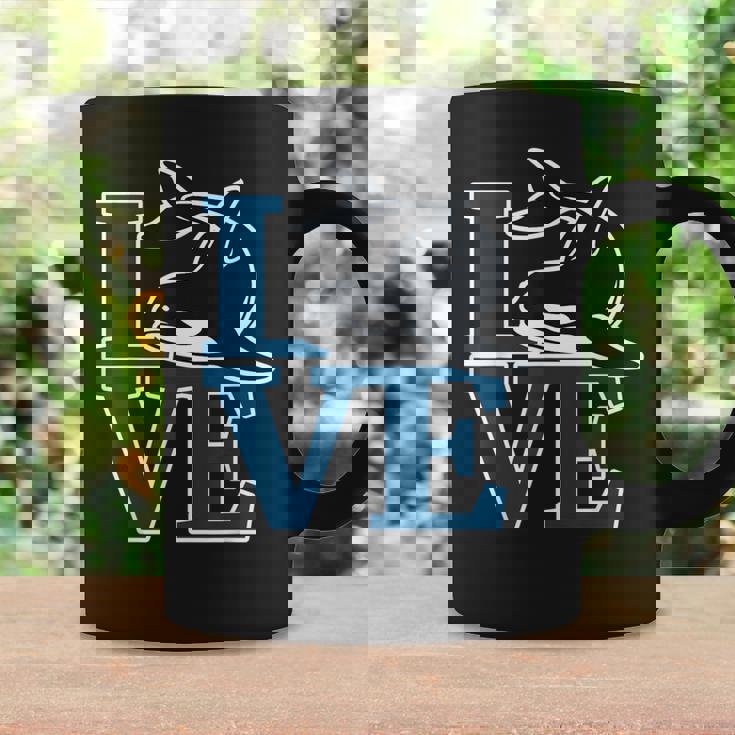Love Camisa Orca Whale Para Niñas Cute Killer Whale Taza de café Ideas de regalos