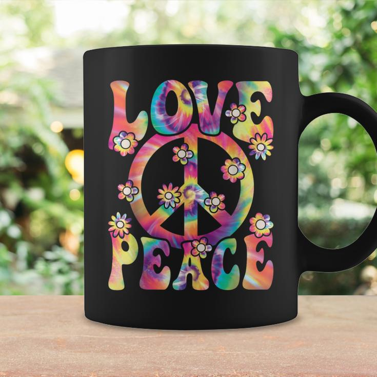 Love Peace Sign 60S 70S Outfit Hippie Costume Girls Coffee Mug Gifts ideas