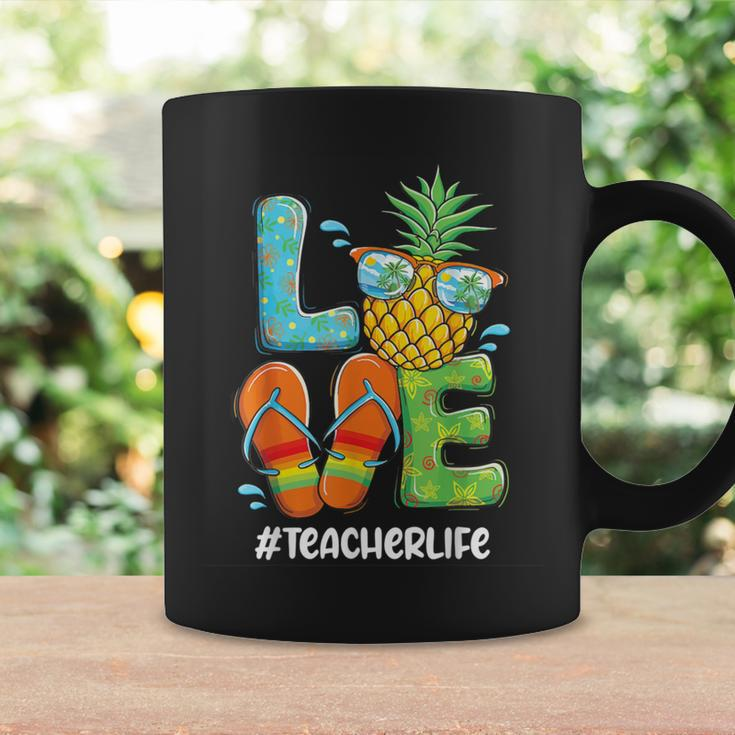 Love Pineapple Summer Teacher Life Coffee Mug Gifts ideas