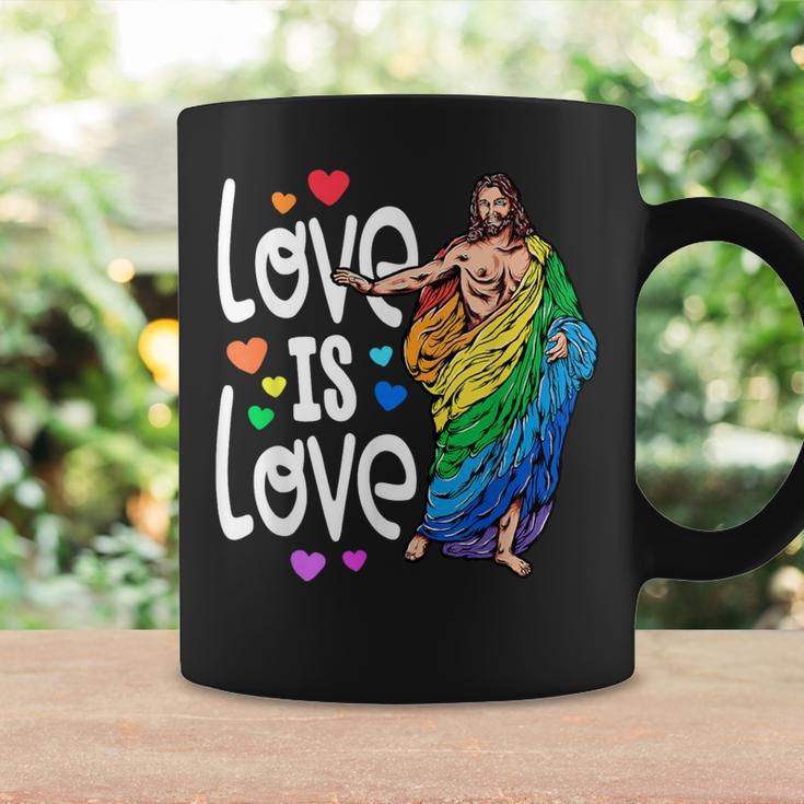 Love Is Love Pride Gay Jesus Pride For Women Coffee Mug Gifts ideas