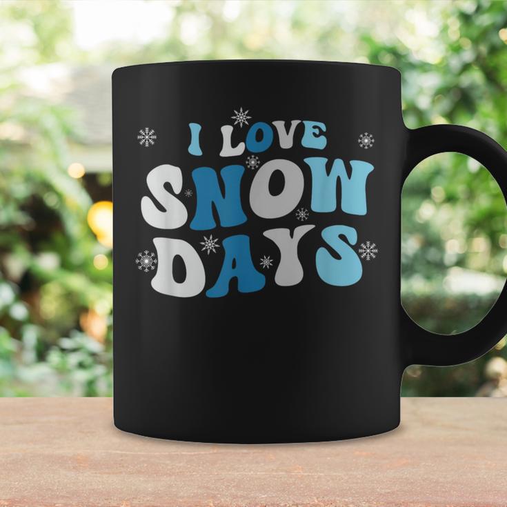 I Love Snow Days Snow Day Supporter Snow Lover Coffee Mug Gifts ideas